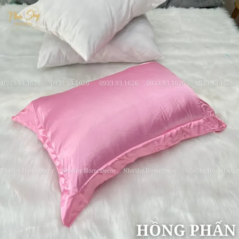 Vỏ Gối Nằm Phi Lụa Size 45x65cm