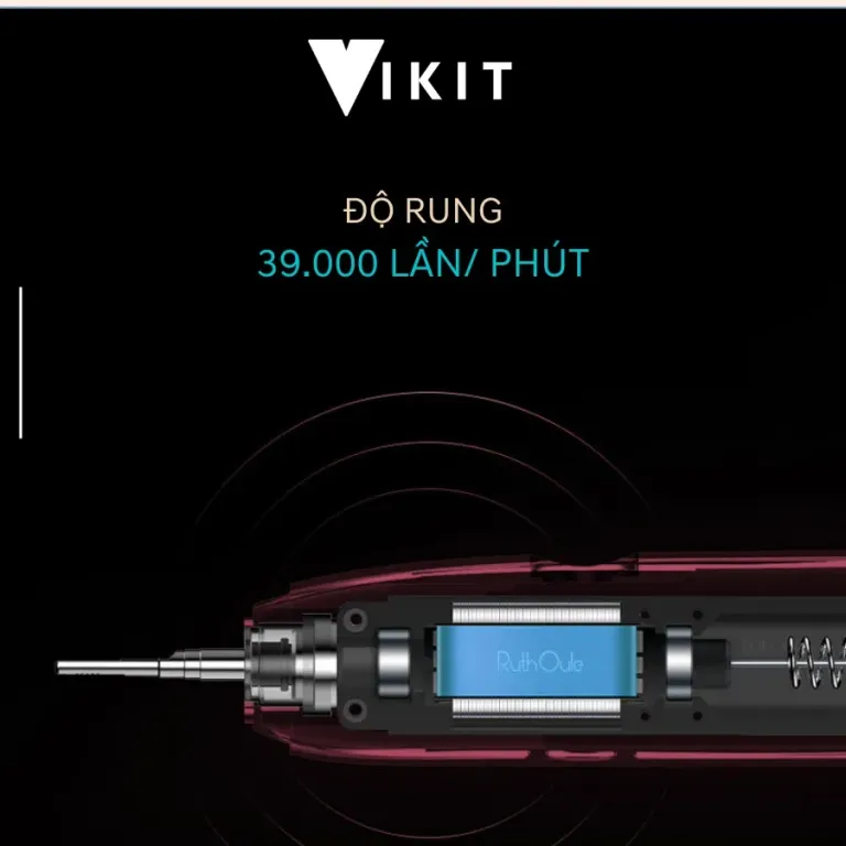 Bộ Bàn Chải Đánh Răng Điện Tích Hợp Máy Rửa Mặt Vikit T1 Smart Series Brushie