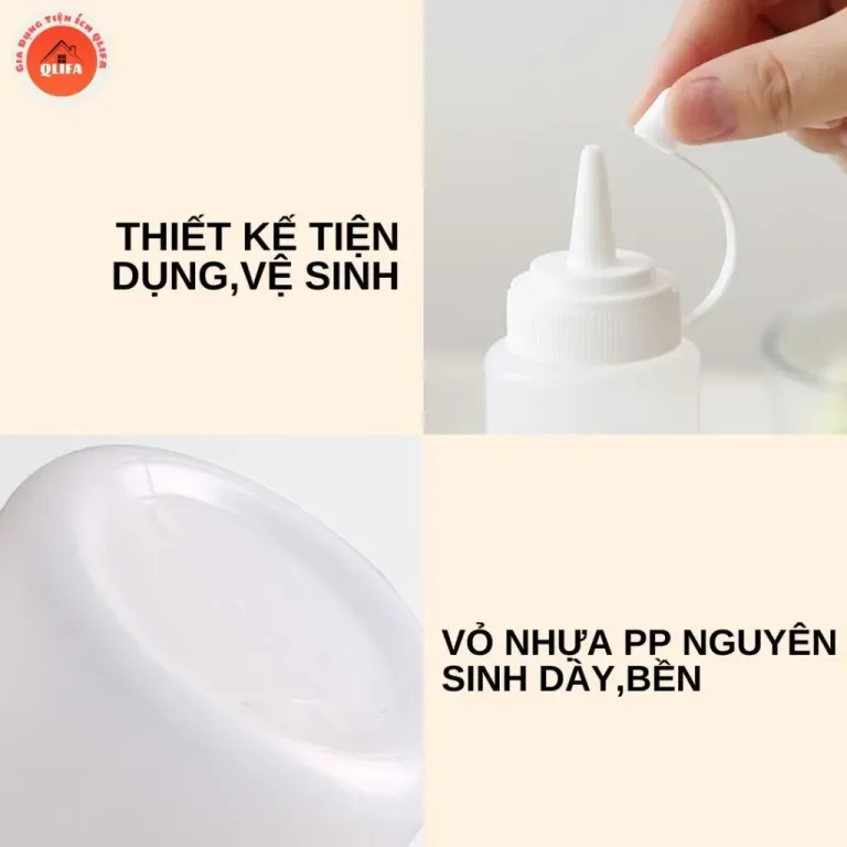 Chai Đựng Tương Ớt, Lọ Tương Ớt Tương Cà, Nước Sốt Quán Ăn, Nhựa PP Dẻo Nguyên Sinh Việt Nhật Dung Tích 315ml - 550ml - 730ml