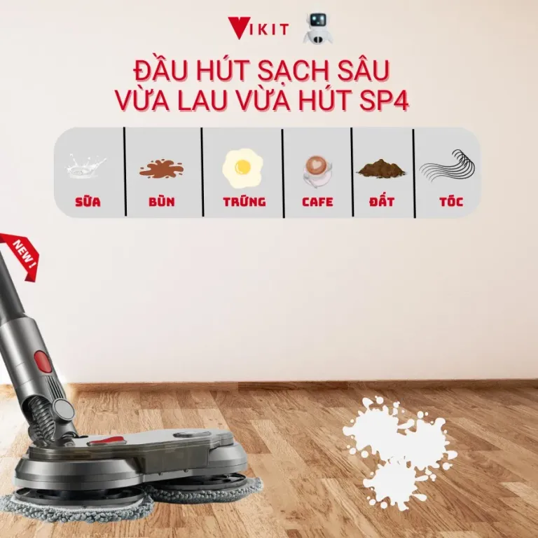 Miếng Lau Của Đầu Lăn Sàn Sạch Sâu SP04