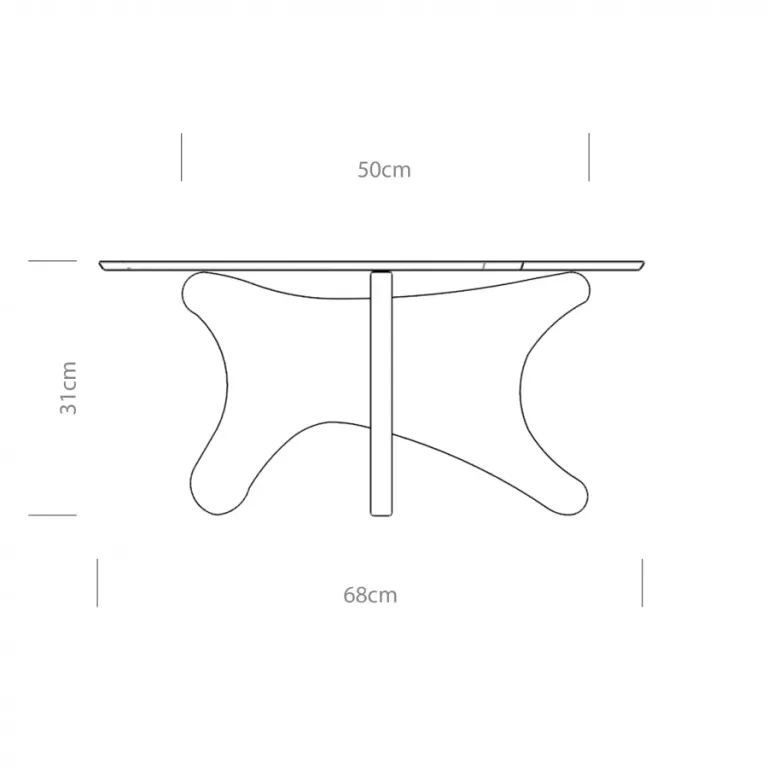 Bàn Cafe Z Table Gỗ Teak, Gỗ Sồi Nhiều Màu