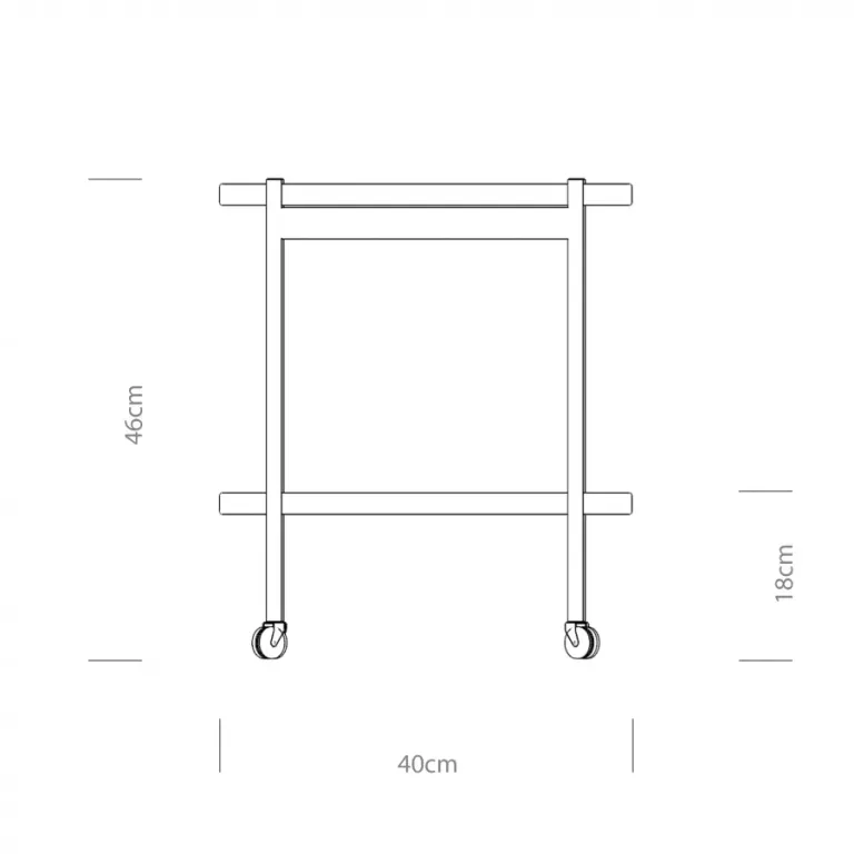 Bàn Trà 2 Tầng B Table Gỗ Teak, Gỗ Óc Chó Nhiều Màu