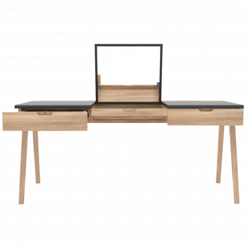 Bàn Trang Điểm M Table Gỗ Teak, Gỗ Sồi, Gỗ Óc Chó Nhiều Màu