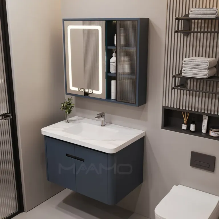 Bộ Tủ Lavabo PVC MF01-80 Nhiều Màu