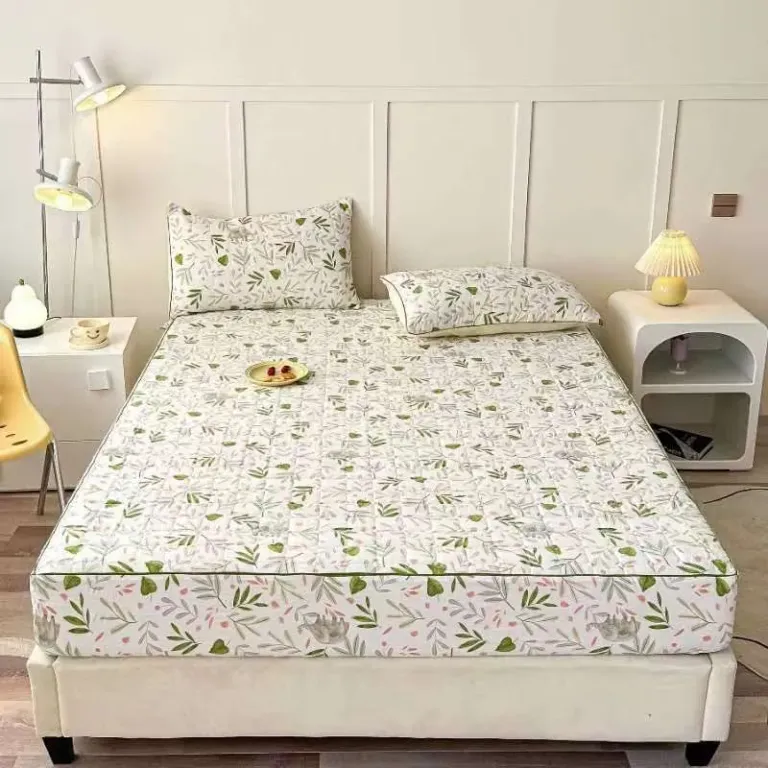 Bộ Ga Gối Trần Bông 3 Món Cotton Đũi Sơ Đậu Nành Hàng Nhập Khẩu Dùng Được 4 Mùa