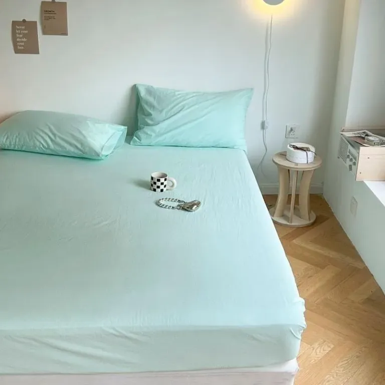 Bộ Ga Giường, Ga Gối Chất Liệu Cotton TC Dùng Cho Homestay, Nhà Nghỉ Và Decor Phòng Ngủ Emmibedding