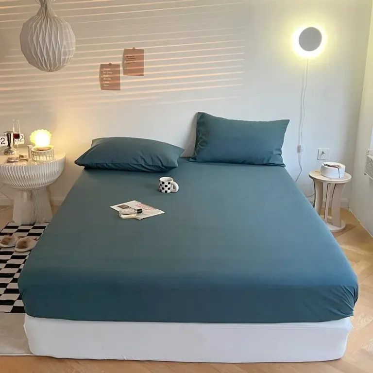 Bộ Ga Giường, Ga Gối Chất Liệu Cotton TC Dùng Cho Homestay, Nhà Nghỉ Và Decor Phòng Ngủ Emmibedding