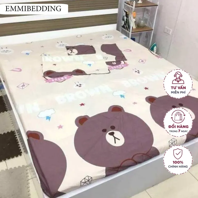 [BST 2] Bộ Ga Gối Cotton Poly Emmibedding Store Các Mẫu Siêu Đẹp