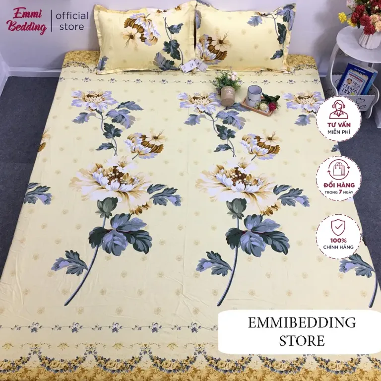 [BST 2] Bộ Ga Gối Cotton Poly Emmibedding Store Các Mẫu Siêu Đẹp