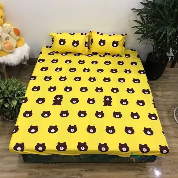 [BST] Bộ Ga Gối Cotton Emmibedding Store Nhiều Màu