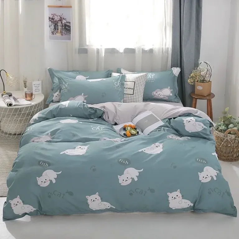 Bộ Chăn Ga Gối, Cotton Poly Emmibedding