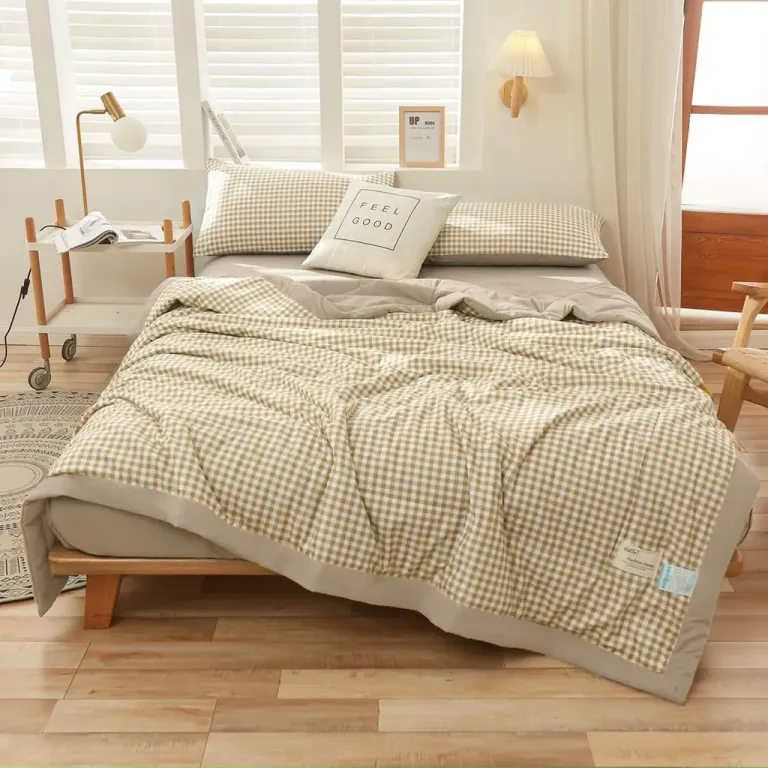 Bộ Chăn Ga Gối Cotton Tici Chăn Trần EMMI Bedding Mẫu Caro Be Grap Nệm Thun Lạnh Hàn Quốc Drap Giường Đệm Đủ Size