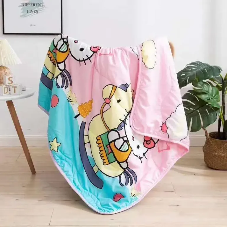 Chăn Hè Cho Bé Chất Liệu COTTON Chính Hãng TOPAZ - Chăn Cotton Đũi Hè Họa Tiết Cute, Siêu Mềm, Siêu Mát Cho Bé