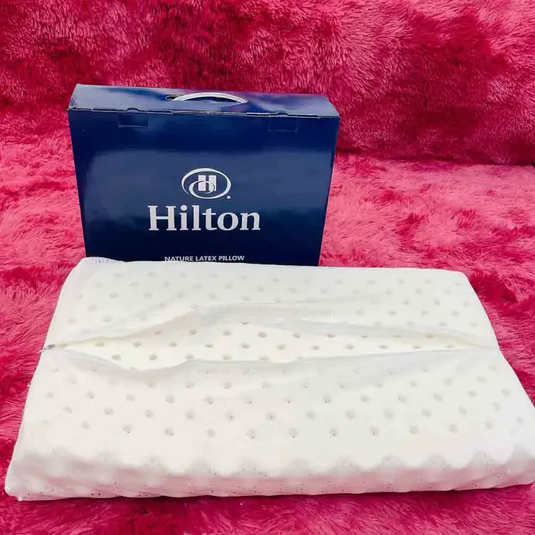 Gối Cao Su Non NgườI Lớn Hilton Chính Hãng TOPAZ Nhập Khẩu Cao Cấp Có Thiết Kế Lượn Sóng Có Lỗ Thoáng Khí Và Gai Massage