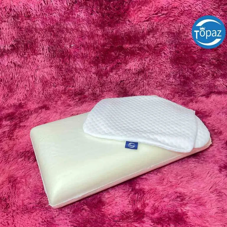 Gối Ngủ Memory Foam Chính Hãng TOPAZ Ruột Gối Cao Su Non Người Lớn Hỗ Trợ Chống Trào Ngược Phù Hợp VớI Mọi Tư Thế Nằm