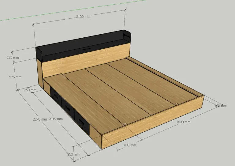 [FREESHIP HCM] Giường Gỗ Mdf Kiểu Nhật Ngăn Kéo Tatana MDF028 - Có Thiết Kế Theo Yêu Cầu Khách Hàng