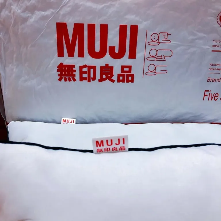 Một Đôi Ruột Gối Bông Muji Chính Hãng TOPAZ Nhập Khẩu Cao Cấp Chất Liệu COTTON Mang Lại Cảm Giác Mềm Mại Êm Ái