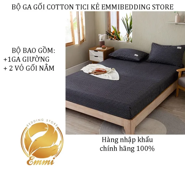 Bộ Ga, Gối Cotton Emmibedding Store