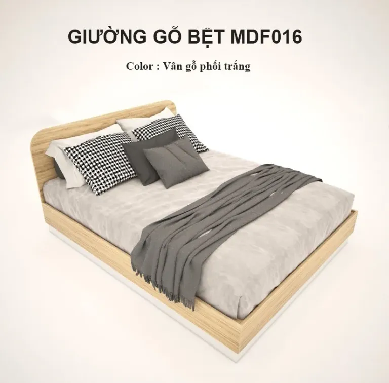 [FREESHIP HCM] Giường Gỗ MDF Bệt Kiểu Nhật Tatana MDF016 - Có Thiết Kế Theo Yêu Cầu Khách Hàng