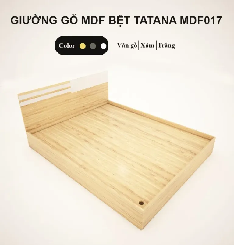 [FREESHIP HCM] Giường Gỗ MDF Bệt Kiểu Nhật Tatana MDF017 - Có Thiết Kế Theo Yêu Cầu Khách Hàng