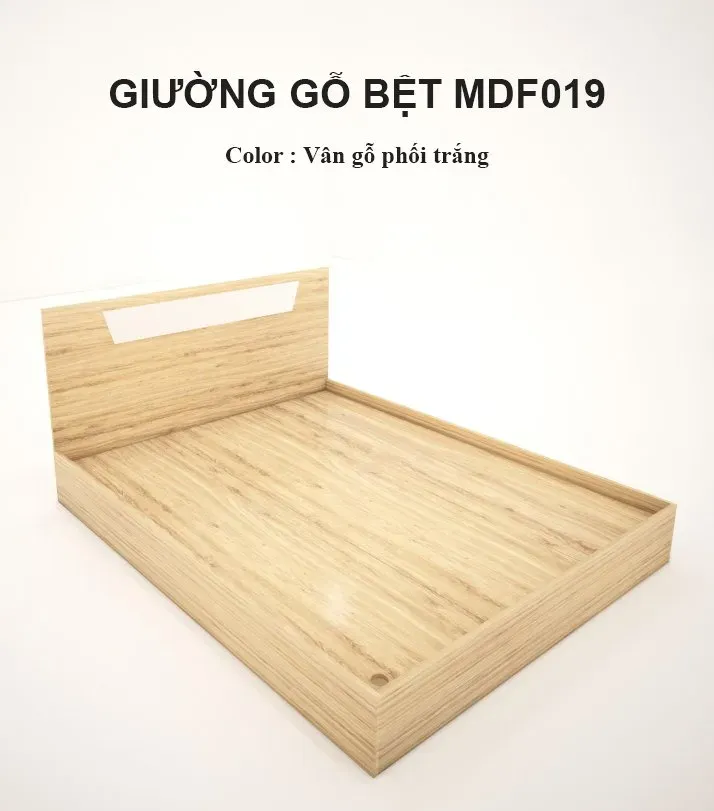 [FREESHIP HCM] Giường Gỗ MDF Bệt Kiểu Nhật Tatana MDF019 - Có Thiết Kế Theo Yêu Cầu Khách Hàng