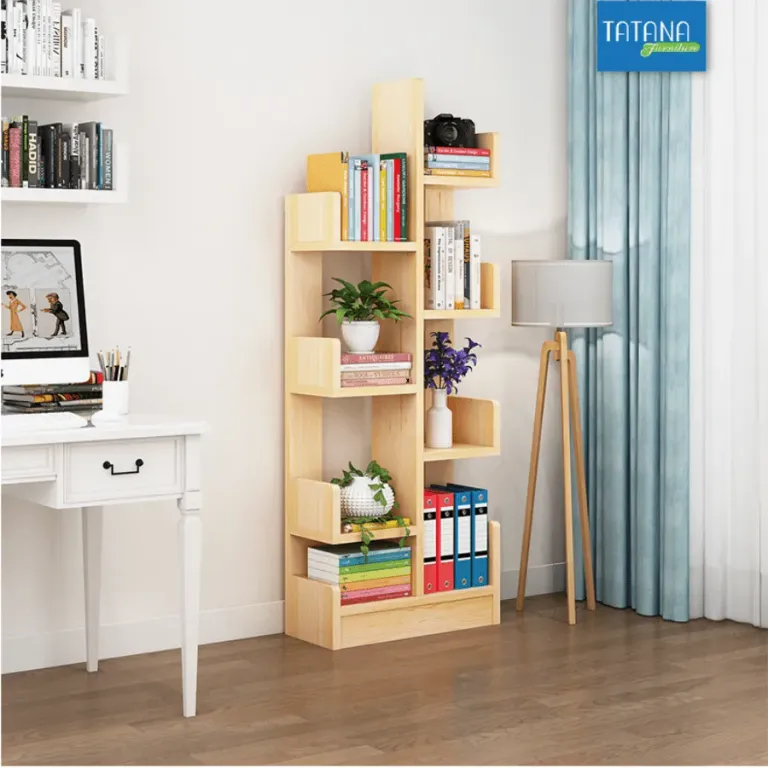 [FREESHIP HCM] Kệ Sách Gỗ MDF Tatana KS004 - Có Thiết Kế Theo Yêu Cầu Khách Hàng