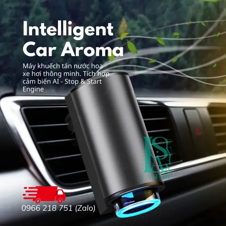 Máy Phun Tinh Dầu Ô Tô Xe Hơi Thông Minh INTELLIGENT CAR AROMA