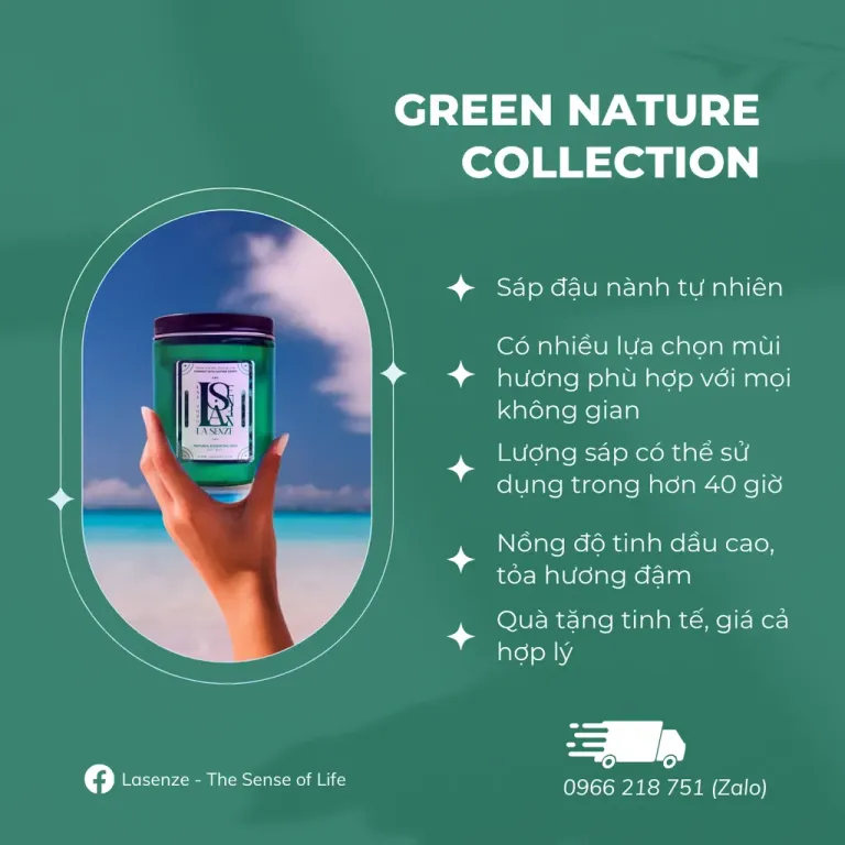 Nến Thơm GREEN NATURE COLLECTION