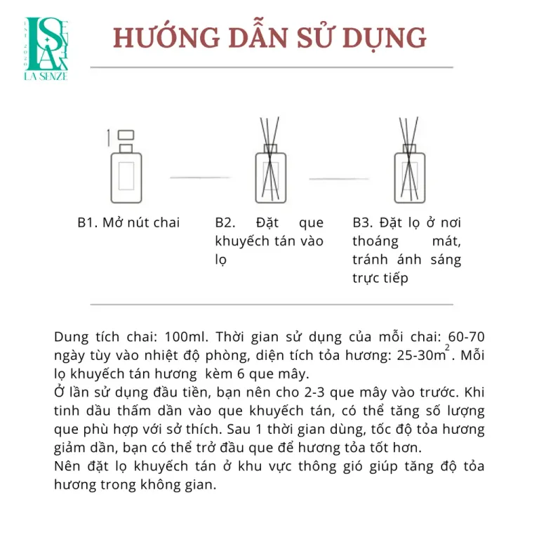 Tinh Dầu Khuếch Tán LA'VIE PARFAIT 100ML