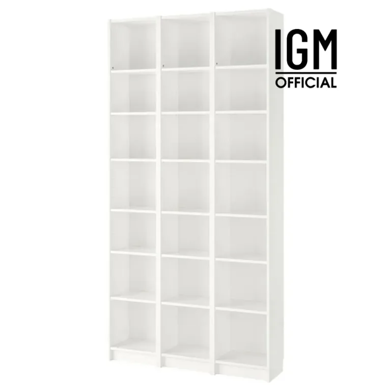 Kệ Sách Billy IKEA 6 Tầng Cao 2m15 Rộng 90cm Sâu 28cm Chất Liệu MDF Phủ Melamine Cao Cấp