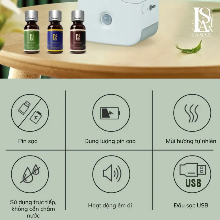 Máy Tạo Hương Chuyên Nghiệp Không Dùng Nước SMART Aromatherapy