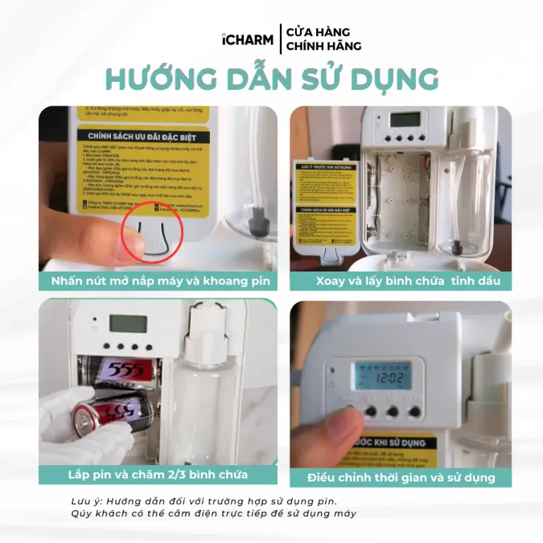 Máy Xông Tinh Dầu iCHARM i117