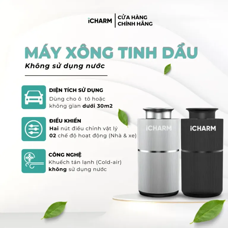 Máy Xông Tinh Dầu Ô Tô iCHARM i116