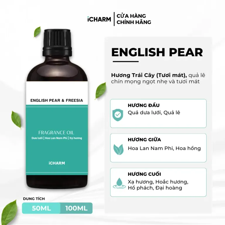 Tinh Dầu Nước Hoa English Pear & Freesia - iCHARM