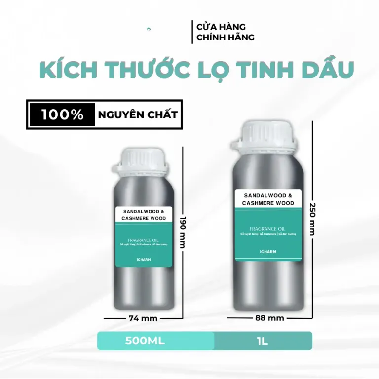 Tinh Dầu Nước Hoa Sandalwood & Cashmere Wood - iCHARM