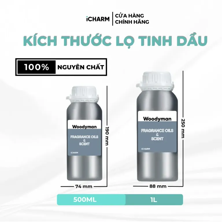 Tinh Dầu Nước Hoa Woodyman (Inspired By Bleu de Chanel) - iCHARM