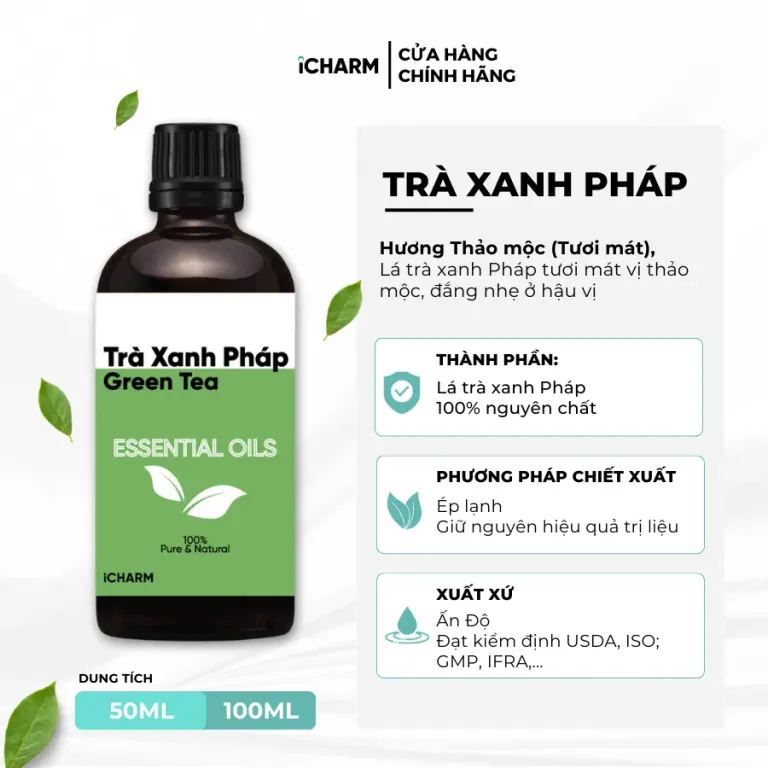 Tinh Dầu Trà Xanh Pháp iCHARM