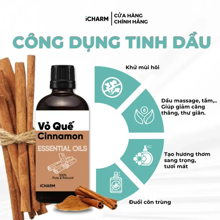 Tinh Dầu Vỏ Quế iCHARM