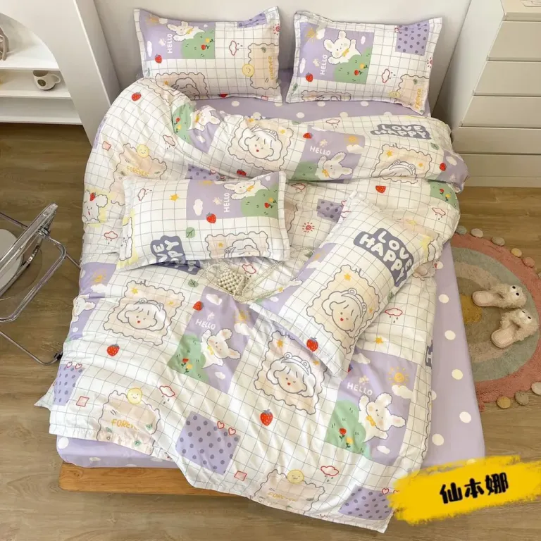 Bộ Drap & Vỏ Chăn #VSL Micro (5 Món)