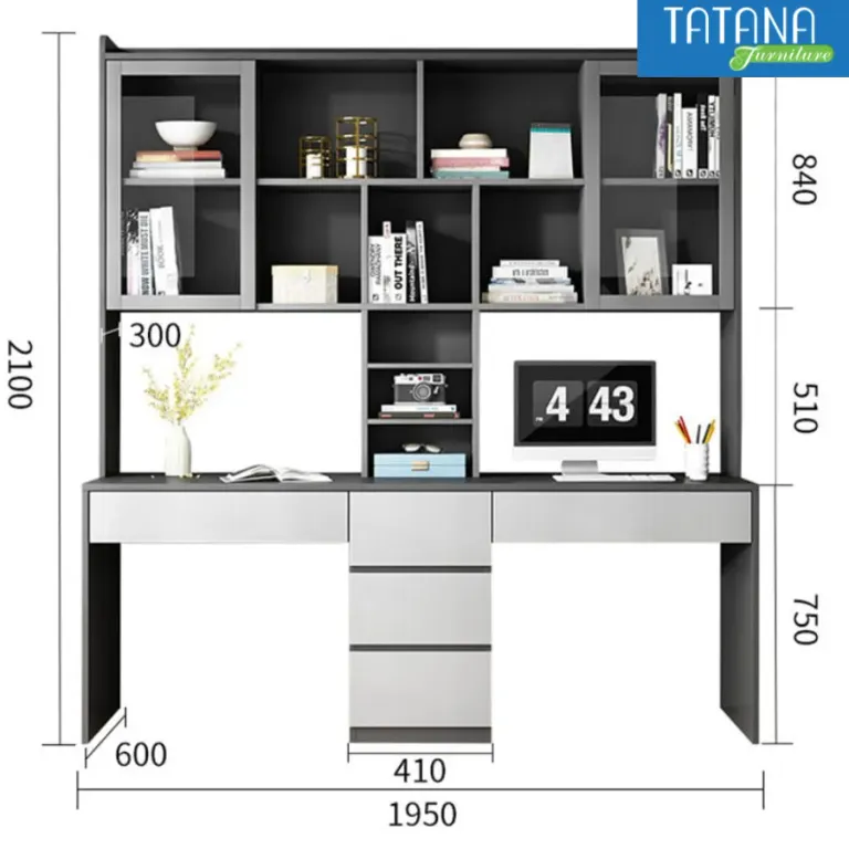 [FREESHIP HCM] Bàn Học, Bàn Làm Việc Gỗ MDF Chống Ẩm Tatana BH020 - Có Thiết Kế Theo Yêu Cầu