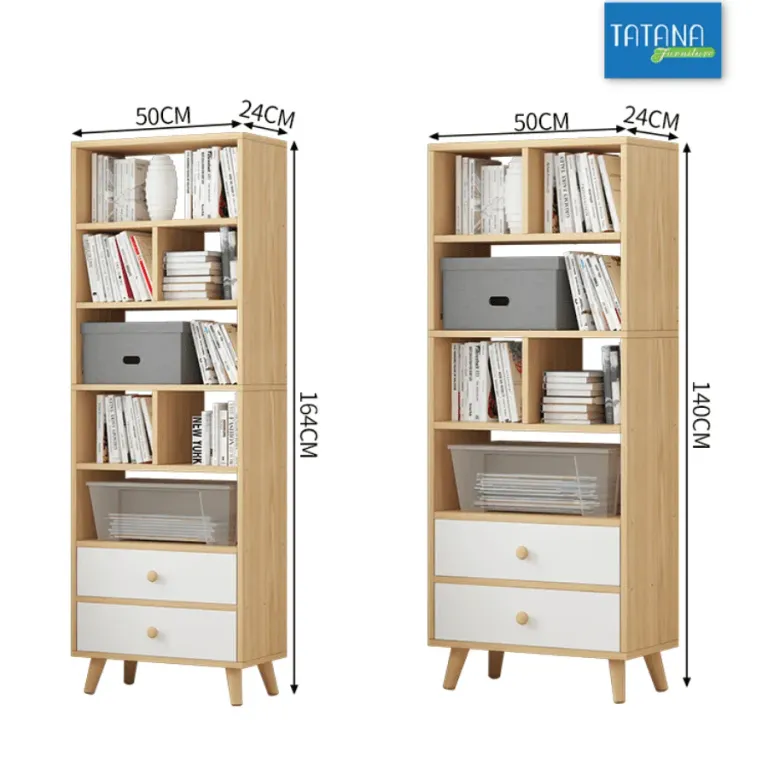 [FREESHIP HCM] Kệ Sách Gỗ MDF Nhiều Tầng Tatana KS010 - Có Thiết Kế Theo Yêu Cầu Khách Hàng