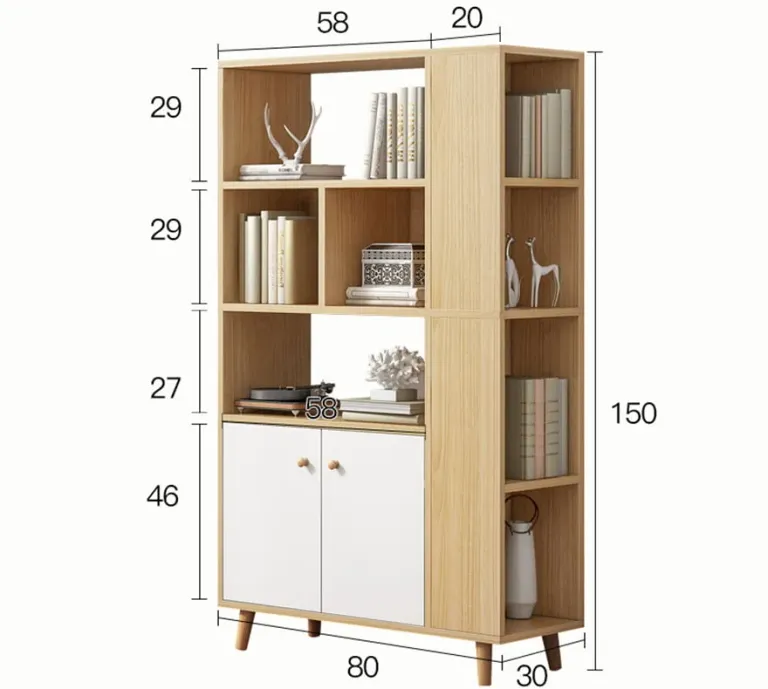 [FREESHIP HCM] Kệ Sách, Tủ Sách Gỗ MDF Tatana KS025 - Có Thiết Kế Theo Yêu Cầu Khách Hàng