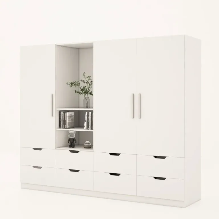 [FREESHIP HCM] Tủ Quần Áo Cánh Mở, Nội Thất Phòng Ngủ Gỗ MDF Tatana TU009 - Có Thiết Kế Theo Yêu Cầu