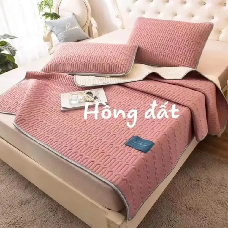 Chiếu Điều Hoà Cao Su Non Latex Emmi Bedding, Chiếu Chất Liệu Mủ Cao Su 1m6 x 2m, 1m8 x 2m, 2m x 2m2