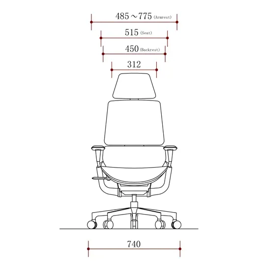 Ghế Công Thái Học Spider 6-HR