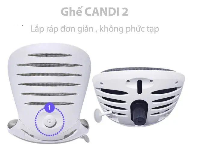 Ghế Văn Phòng Nhỏ Gọn Candi 2W