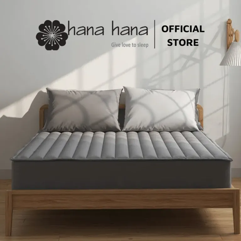 Tấm Trải Nệm HANA HANA New Day Pad Nhập Khẩu Hàn Quốc Chăm Sóc Da Dị Ứng - Màu Teal Gray