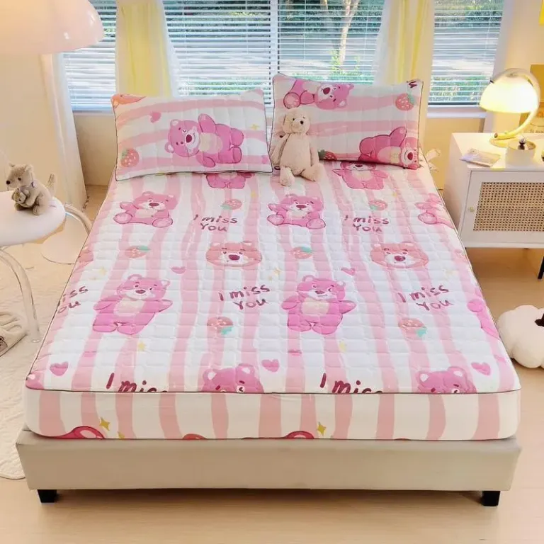 Bộ Ga Gối 3 Món Cotton Xơ Đũi Đậu Nành 1 Ga + 2 Vỏ Gối Nằm Hàng Xuất Khẩu An Như Bedding