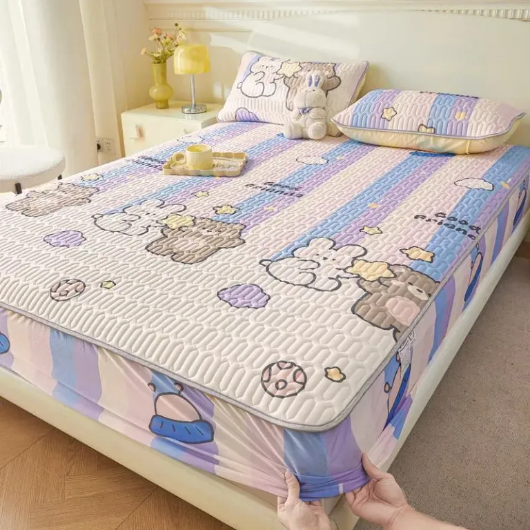 Chiếu Điều Hoà Bo Chun Bọc Đệm Cao Su Non Cao Cấp An Như Bedding - Nhiều Mẫu, Nhiều Size