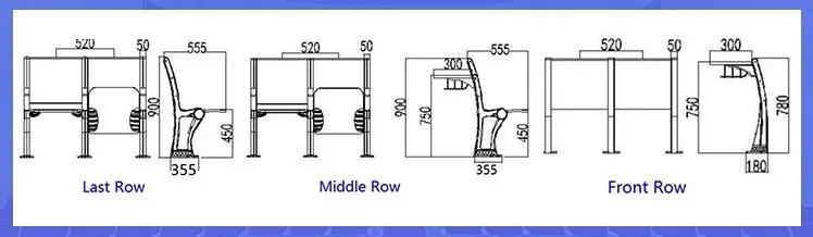 Ghế Hội Trường, Rạp Phim 2PC1521 - O' FURNI